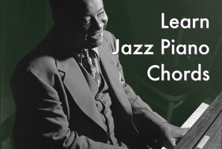 How to learn jazz piano chords